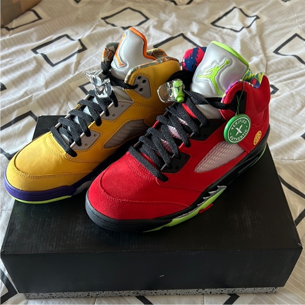 Nike Jordan 5 Retro “What the” DS SZ 8.5 StockX Verified